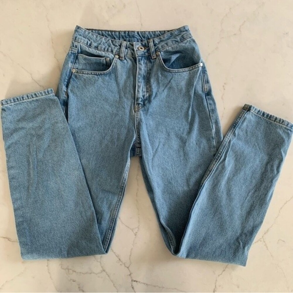 The Ragged Priest Jeans High Waisted Straight Leg Size 26